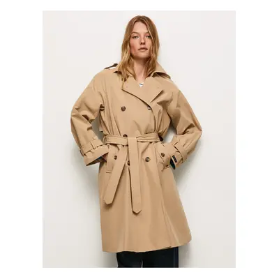 Beige women's trench coat Pepe Jeans Ava - Women's