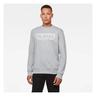 G-STAR Sweatshirt - Raw Block Raster r sw l\s grey