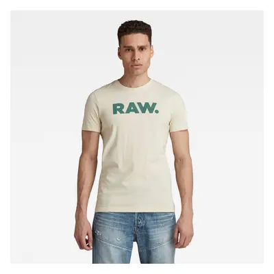 G-STAR T-shirt - RAW. Slim R T Beige