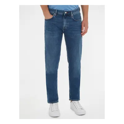 Dark blue men straight fit jeans Tommy Hilfiger Denton - Men