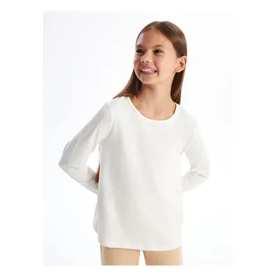 LC Waikiki Crew Neck Long Sleeve Girl's T-Shirt