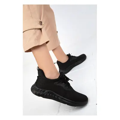 Soho Black-Black Women's Sneakers