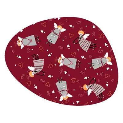 Bertoni Home Unisex's Oval Table Pad Angel