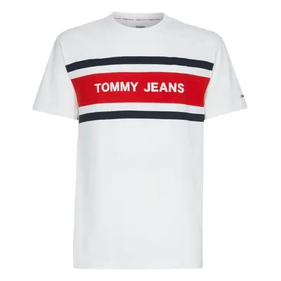 Tommy Jeans T-shirt - TJM BRANDED TOMMY TEE white