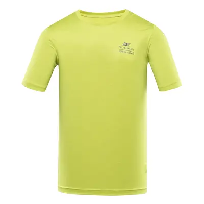 Men's quick-drying T-shirt ALPINE PRO BASIK sulphur spring