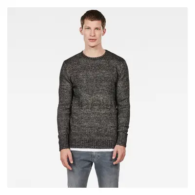 G-STAR Sweater - Mongram r knit l\s black and white