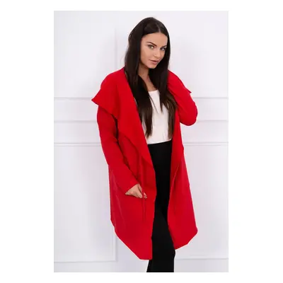 Red cape with loose hood