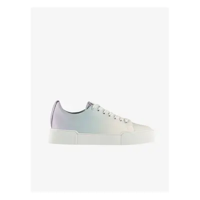 Purple-white women's leather sneakers Högl Ivy - Women's