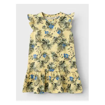 Yellow patterned dress name it Florence - Girls