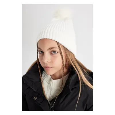 DEFACTO Girl's Pompom Beanie