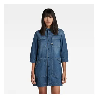 G-STAR Dress - Shirt Dress blue