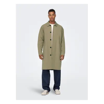 Beige men's lightweight coat ONLY & SONS Malcom - Men's