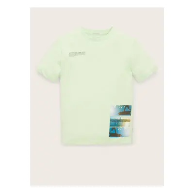 Light Green Boys T-Shirt Tom Tailor - Boys