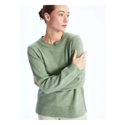 LC Waikiki Crew Neck Plain Long Sleeve Women's Knitwear Sweater