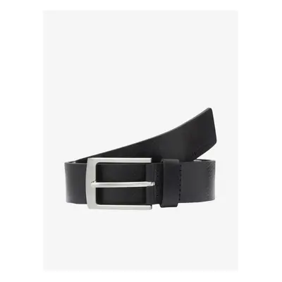 Black Men's Leather Strap Jack & Jones Stockholm - Mens