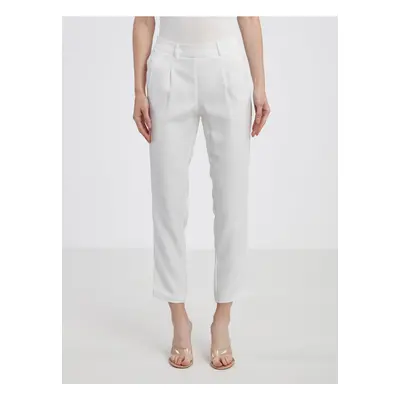 White Women's Trousers CAMAIEU - Ladies