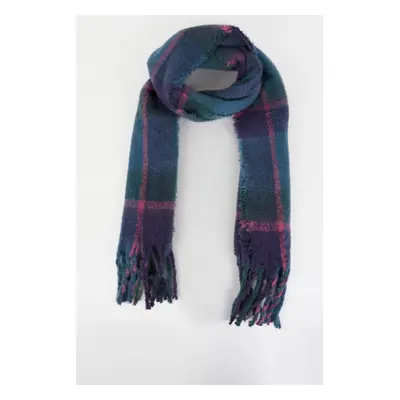 DEFACTO Women's Plaid Thick Woven Scarf