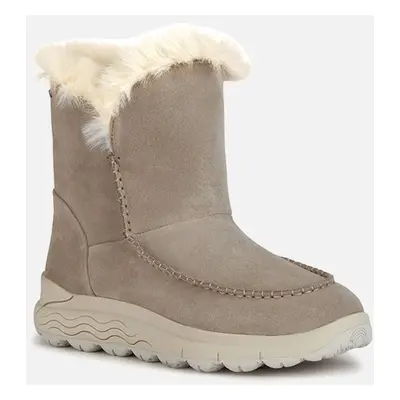 Beige women's ankle boots Geox Spherica 4x4 B ABX - Women's