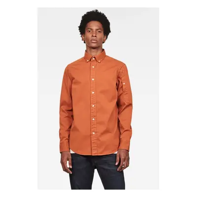 G-STAR Shirt - Stalt bttn down pt straight shirt orange