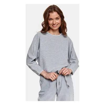 Grey hoodie with tie TOP SECRET - Women's