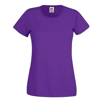 Purple Lady fit Women's T-shirt Original Fruit of the Loom