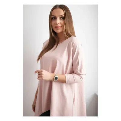 marka niezdefiniowana Blouse oversize dark powdered pink