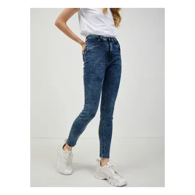 Dark blue skinny fit jeans TALLY WEiJL - Women