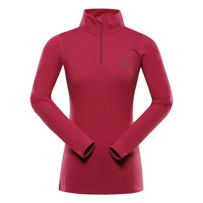 Women's quick-drying T-shirt ALPINE PRO STANSA anemone