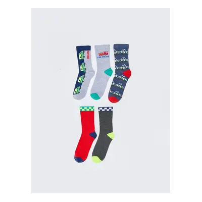 LC Waikiki 5-Pack Boy Patterned Socks