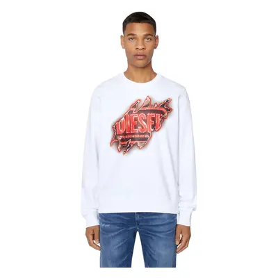 Diesel Sweatshirt - S-GINN-E9 SWEAT-SHIRT white