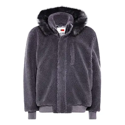 Tommy Hilfiger Jacket - LH COZY HOODED BOMBER JACKET grey