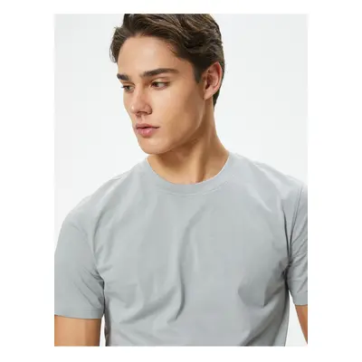 Koton Slim Fit Cotton Short Sleeve Crew Neck Basic T-Shirt