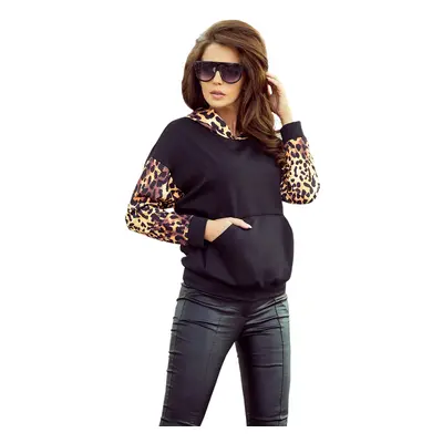 Leopard sleeve sweatshirt Numoco