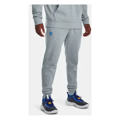 Under Armour Curry Fleece Sweatpants-BLU - Men's