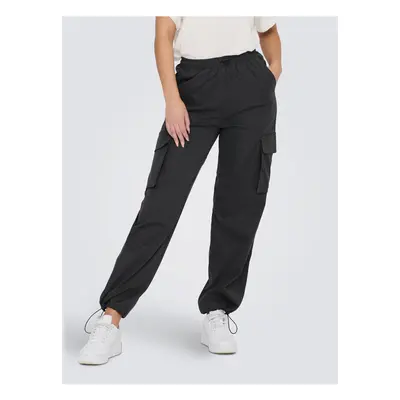 Dark grey women's trousers with pockets ONLY Cashi - Women's