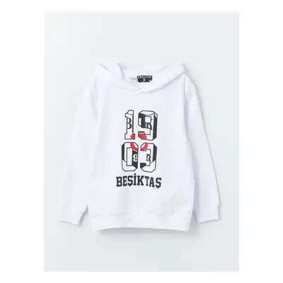 LC Waikiki Beşiktaş Boys Printed Long Sleeve Hoodie