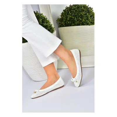 Fox Shoes White Women's Daily Flat Flats