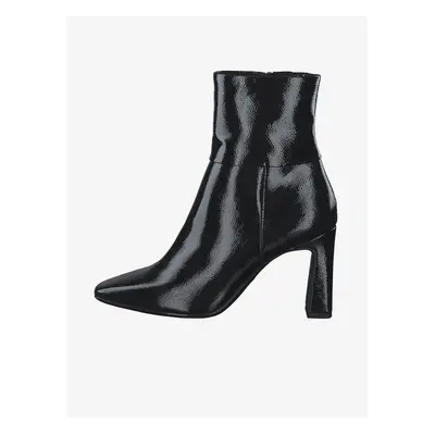 Black ankle boots on heel Tamaris - Women's