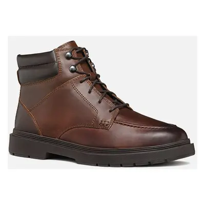 Brown men's ankle boots Geox Calaita - Men's