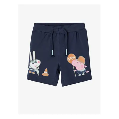 Dark blue patterned boys' shorts name it Marl - Boys