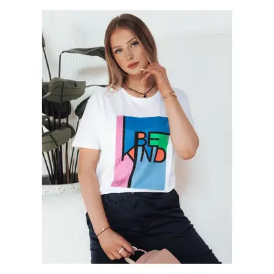 T-shirt damski KINDBE biały Dstreet