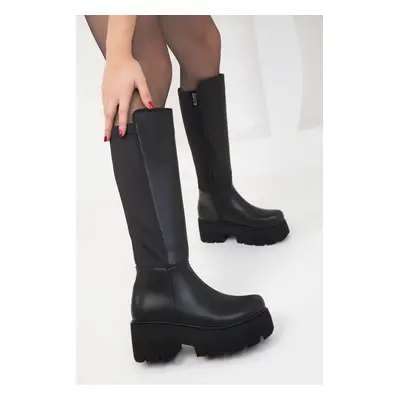 Soho Black-Black Women's Boots