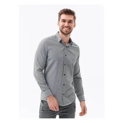 Ombre Clothing Men's shirt with long sleeves