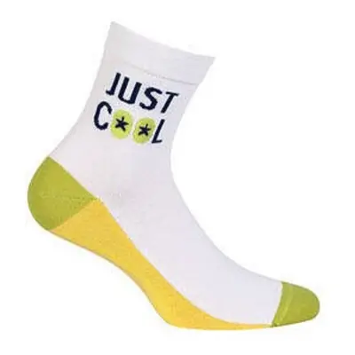 Gatta G44 socks. N01 Cottoline Boys' Patterned White