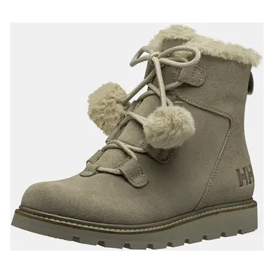 Khaki Women Leather Ankle Winter Boots HELLY HANSEN - Women