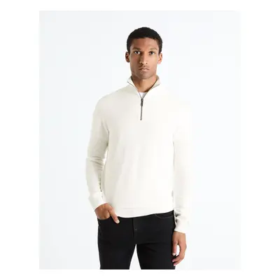 Celio Sweater Front with Zip Collar - Men's