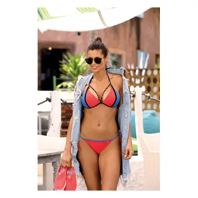 Lara Nectarine Ortensia-Blu swimsuit M-511 (10) Coral-Blue