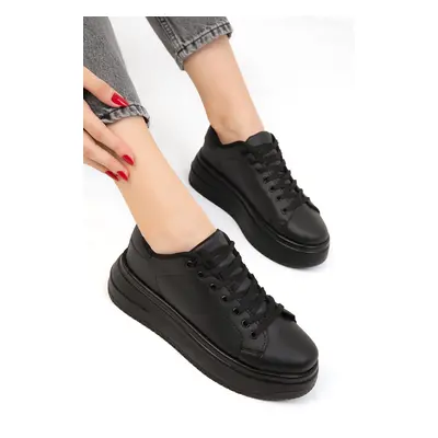 Soho Black-Black Women's Sneakers