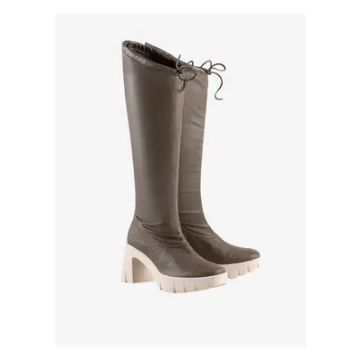 Brown heeled boots Högl - Women's