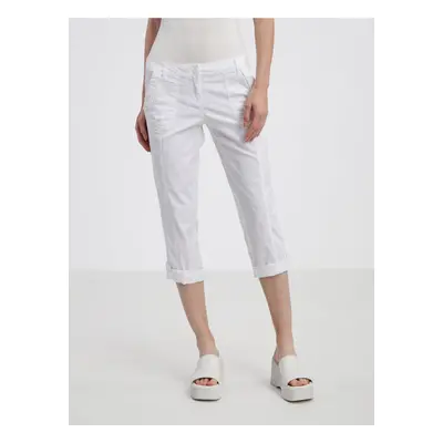 White women's three-quarter pants CAMAIEU - Ladies